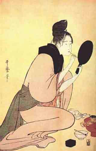 Turn your images into Ukiyo-E(New), Style Transfer, Online, AI, Use Style:Courtesan applying.jpg